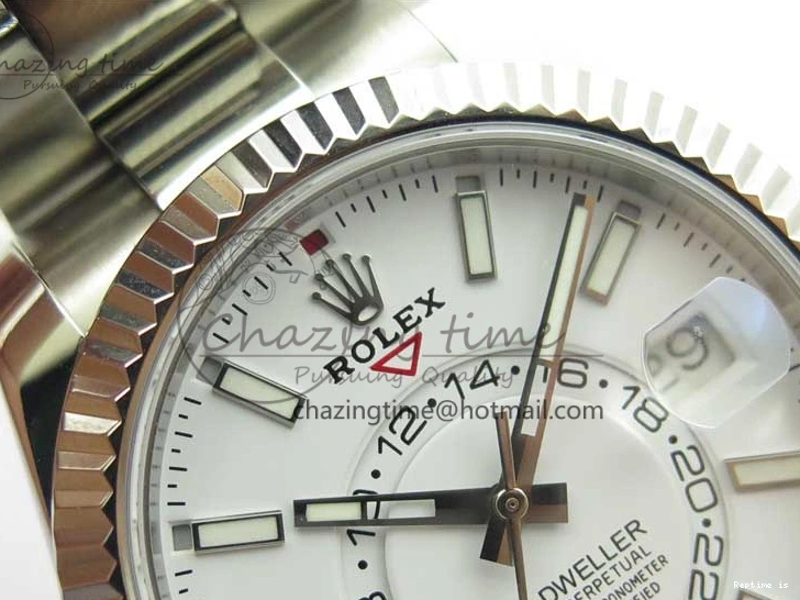 1218 Sky-Dweller 326934 SS Noob 1:1 Best Edition White Dial on SS Bracelet Asian 23J to TechFriendly 2880